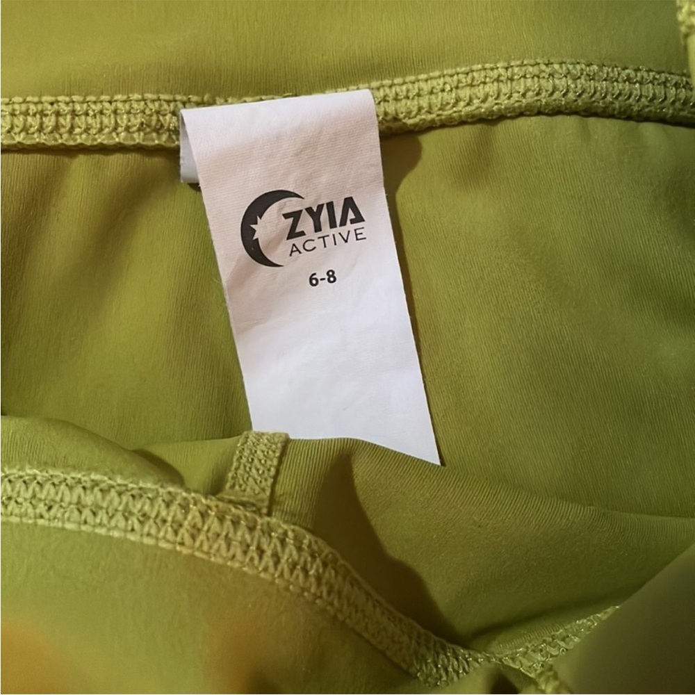 Zyia Limited Edition Pistachio Luxe 7/8 24" Leggings sz 6-8 - Picture 7 of 7